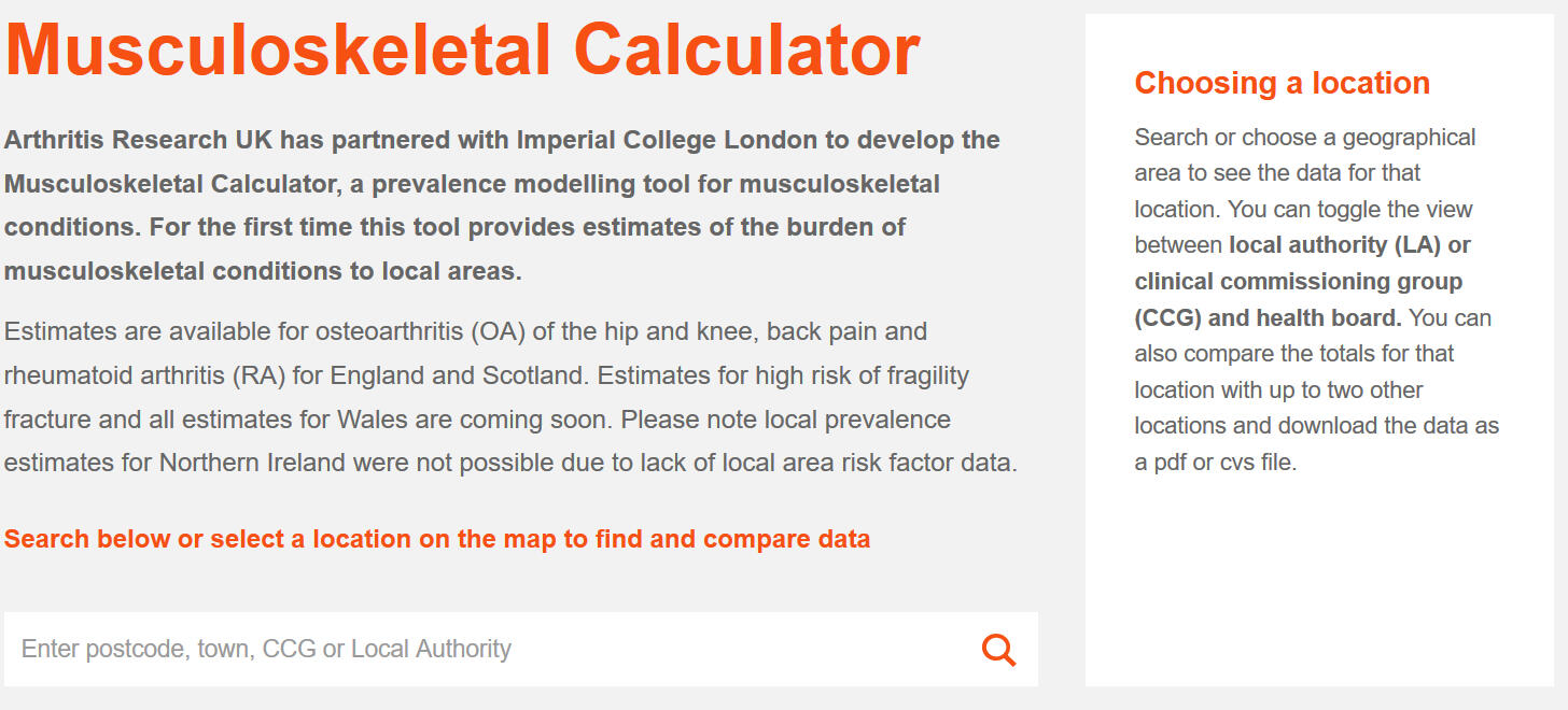 msk calulator information on webpage